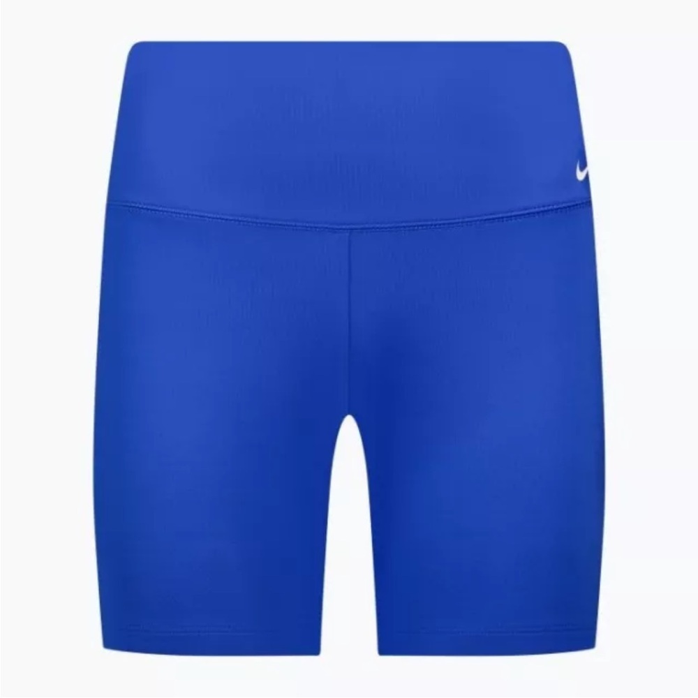 NWT NIKE Performance Women's 6" SWIM SHORTS sz S blue - Picture 2 of 4